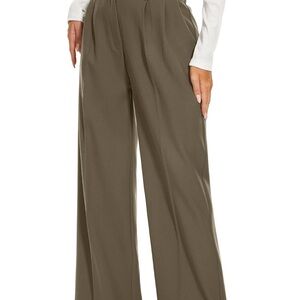 Women's Wide-Leg Pants in Olive